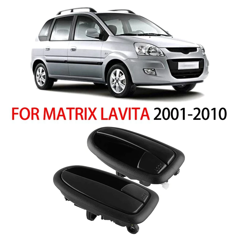 Автомобильная черная дверная ручка для Hyundai Matrix Lavita 2001-2010 82620-17010 правая и левая 2