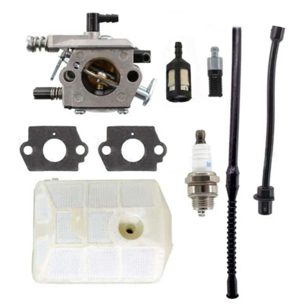 

Carburetor Spark Plug Fuel Oil Filter Line Kit For Baumr-Ag SX62 62cc Original Chainsaw Carburetor Air Filter 30mm Mounting Hole