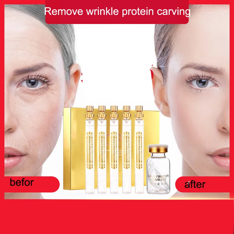 Золотой белок пептид сыворотка укрепляющая дезальт морщины тонкие линии