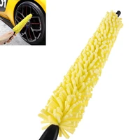 1x car tire rim cleaning brush yellow sponge corn detail cleaning tool eva spongepp 28cm car cleaning brush car cleaning tool