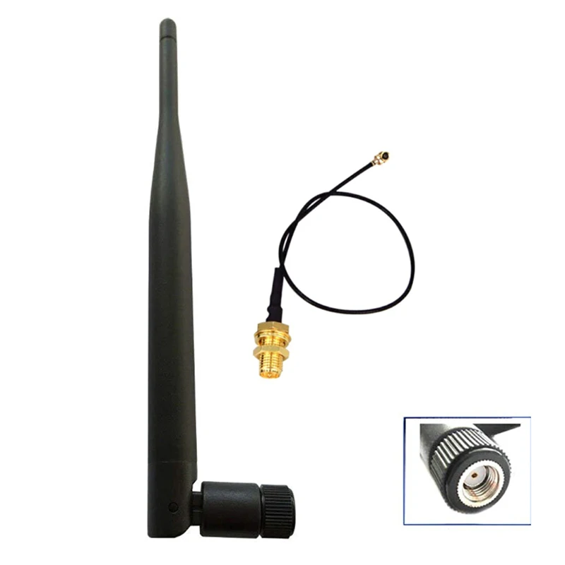 5dBi Wi-Fi 2 4g антенна RP-SMA мужской беспроводной маршрутизатор PCI U.FL IPX к RP SMA Мужской