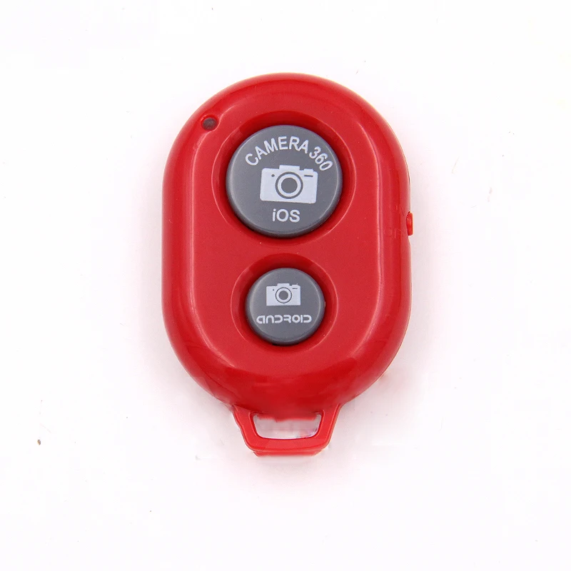 Red Мини 433 МГц беспроводной Bluetooth пульт дистанционного управления Смартфон камера затвора для селфи палка монопод Android IOS для iPhone 7 8 X - Цвет: Red