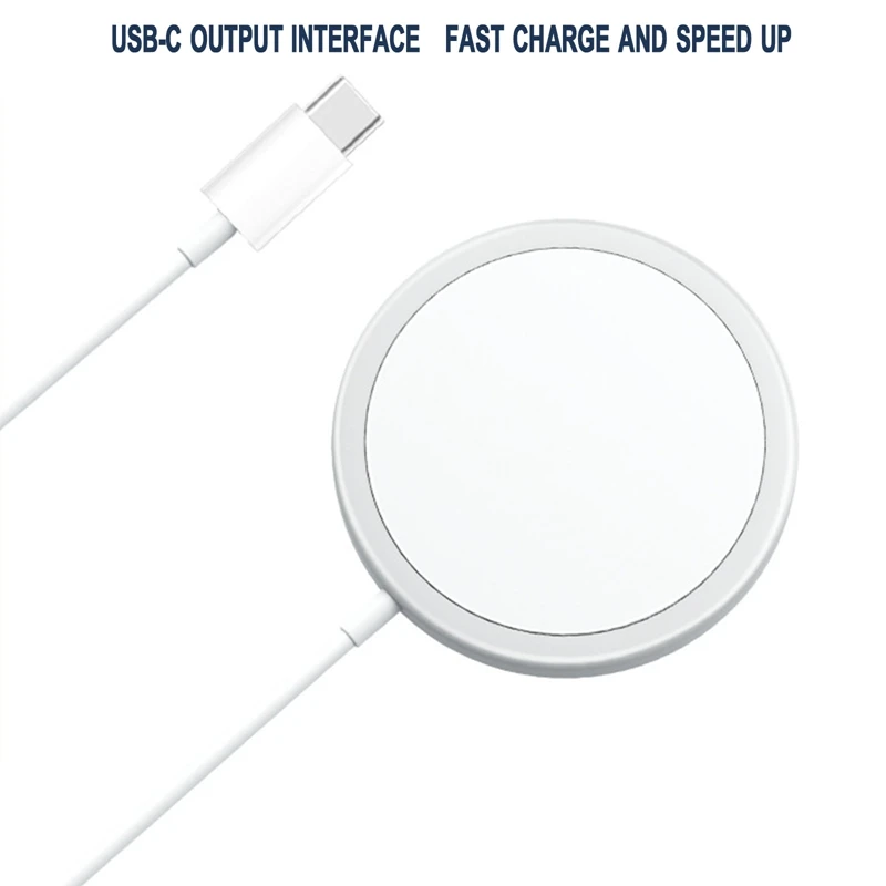 

15w Fast Qi Wireless Chargers For Iphone 12 Wireless Charging For Apple Phone Charger Quick Adapter Magnetic Wireless Charger