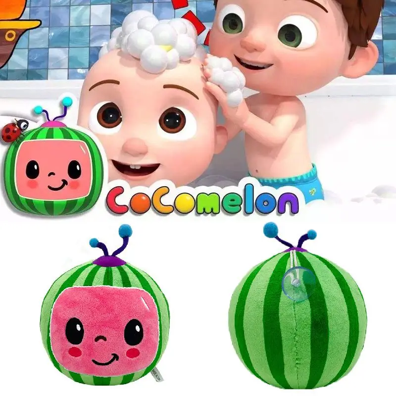 

ZK50 15-33cm Cocomelon Stuffed Doll Cocomelon Plush Toy Soft Family Cute Cartoon Peluche Toys Children Chritmas Birthday Gifts