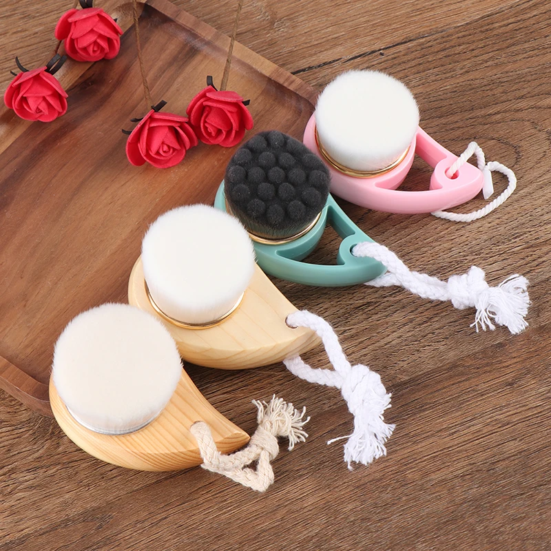1pc Face Clean Brush Wash Deep Cleansing Soft Fiber Mild Massager Facial Care Skin Pore New | Красота и здоровье