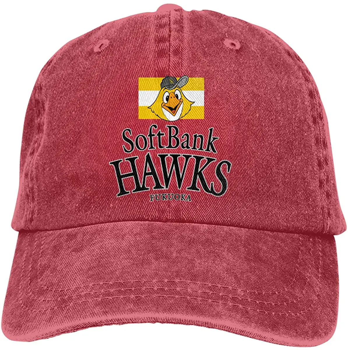 Фукуока Softbank Hawks бейсболка Регулируемая Кепка тракер|Мужские бейсболки| |