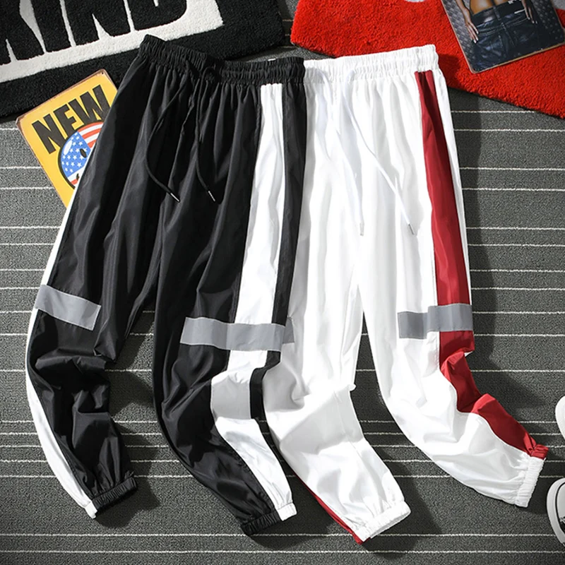 

Mens Sets Hip Hop Autumn Patchwork Track Suit Male Stand Collar Jacket Sweatsuit Tracksuit Men Clothes Casual Sportswear Black