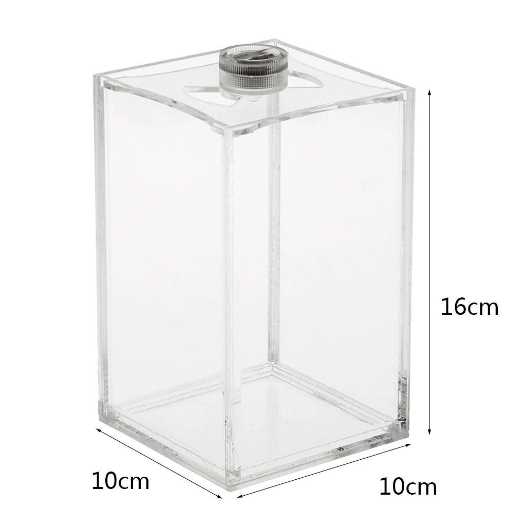 

Acrylic Transparent Aquarium Tropical Sea Aquatic Rumble Small LED Tank