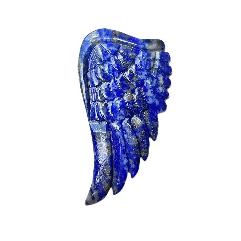 

Натуральный Лазурит, хрусталь, ручная резьба, скульптура крыла, лечебный камень, ремесла для украшения