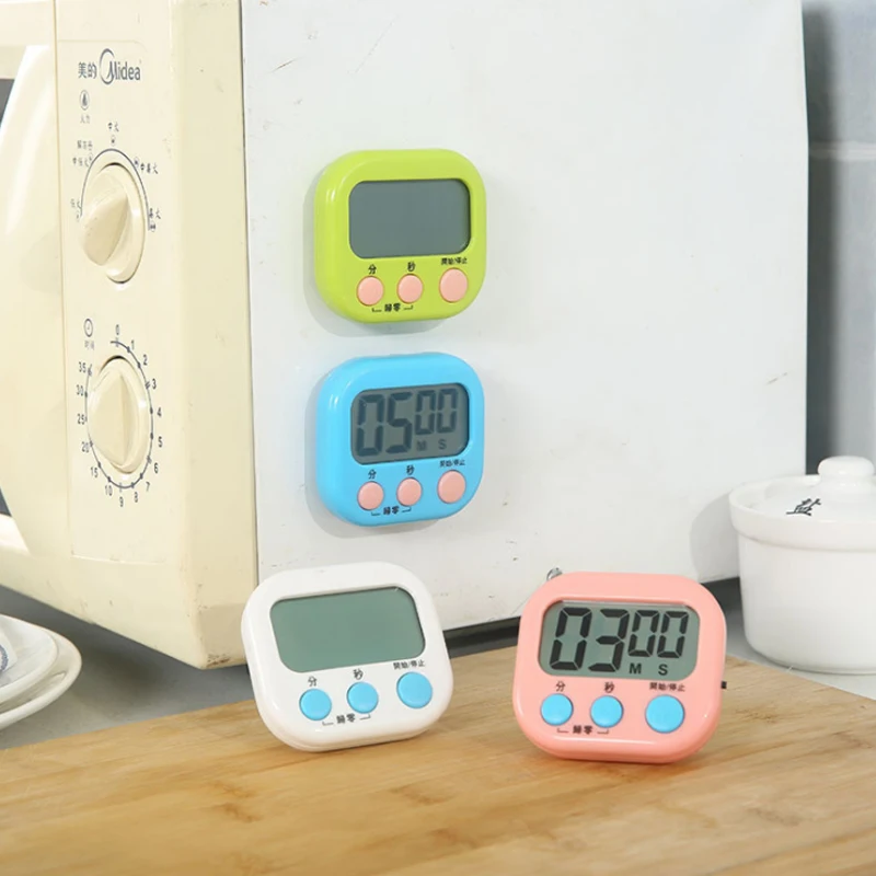 Таймер для варки яиц Кухня цифровой Экран таймер квадратный Пособия по кулинарии