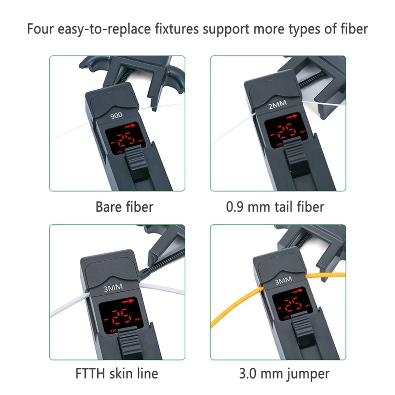 

Kfi-35 Optical Fiber Identifier, Red Light Source Pen Integrated Machine Network Signal Detection Instrument