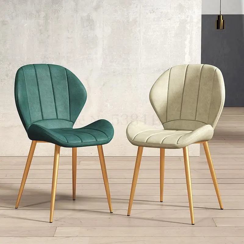 Nordic чистый красный Семья спинка для офисных кресел из столовый обеденный стул