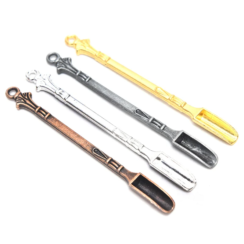 80mm 3pcs/set Mini Alloy Spoon Medicine Bottle Use Sniffer Snorter Snuff Powder Tobacco Micro-tuning Shovel Smoking Accessories | Дом и сад