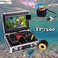 15m fish finder underwater video fishing camera 9inch color screen 1000tvl camera with 12pcs leds for ice boat fishing