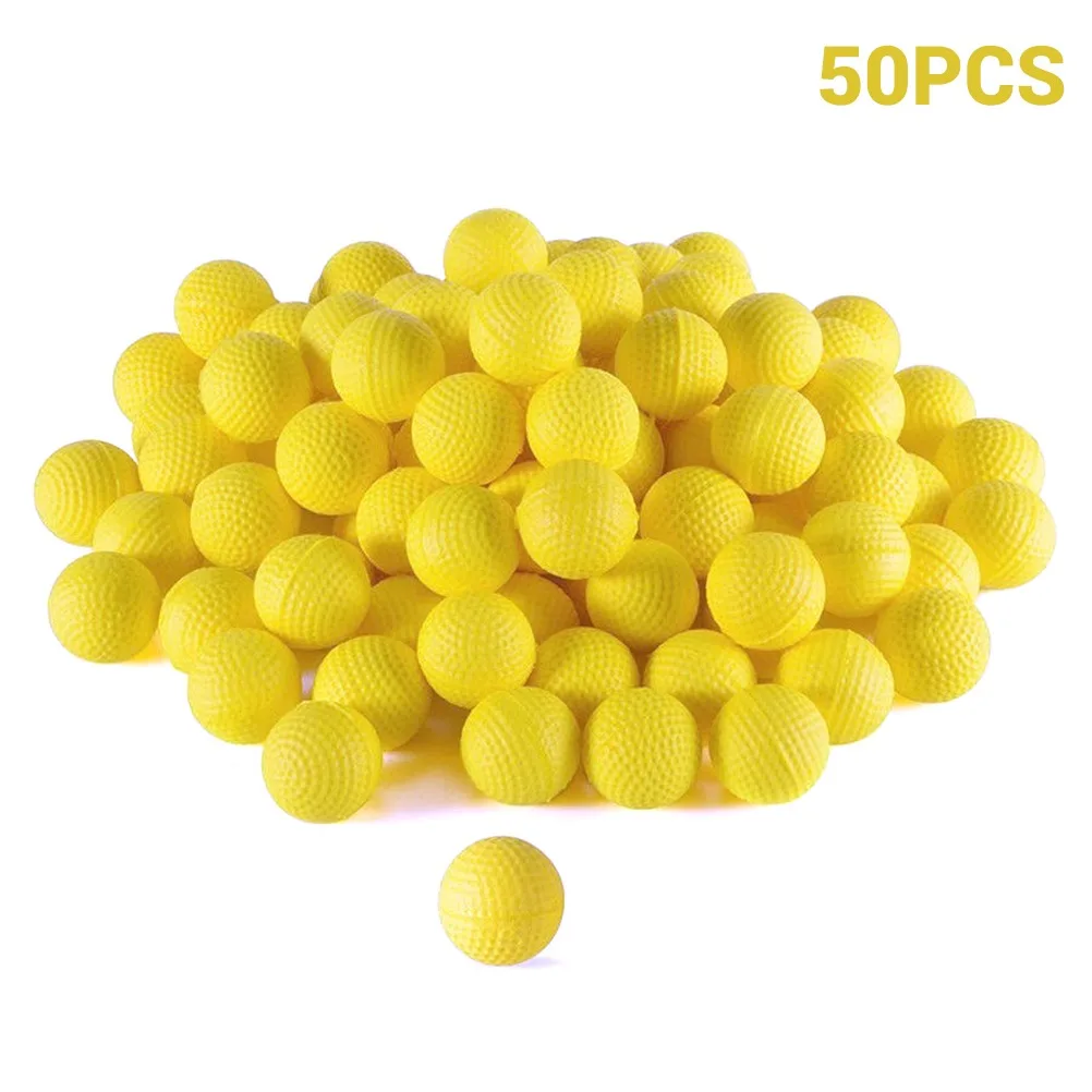 

50 Pcs for Zeus Apollo Foam EVA Ammo Replace Bullet Balls Pack Children Toy Compatible for Nerf Rival Blasters Apollo Bullets