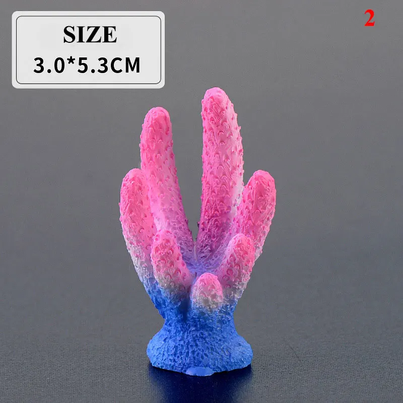 

Artificial Reef Aquarium Fish Decor Aquarium Decor Small Ornaments Fish Tank Decoration Gifts Artificial Coral Colorful