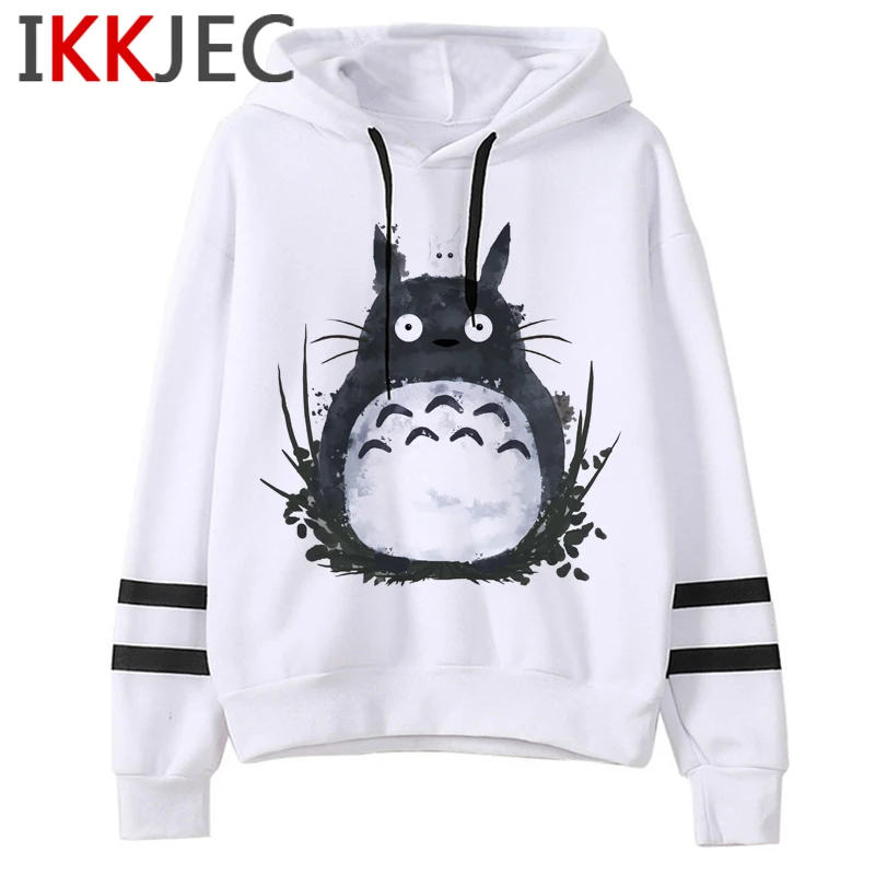 Totoro Studio Ghibli Harajuku Kawaii толстовки женские Ullzang Хаяо Миядзаки Забавный мультфильм толстовка 90s Графический милый с капюшоном Женский - Цвет: 2632
