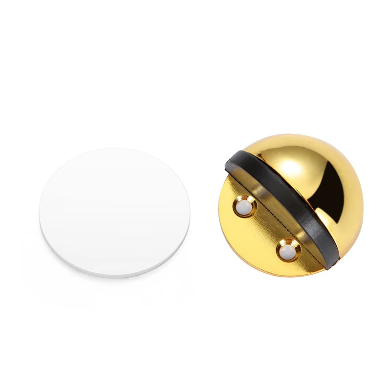 Креативная не пробивающаяся наклейка скрытая резиновая дверная пробка из