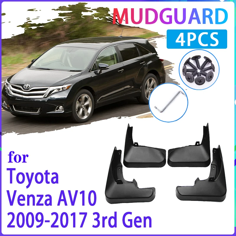 

Car Mud Flaps for Toyota Venza AV10 2009-2017 2010 2011 2012 2013 2014 Mudguard Splash Guards Fender Mudflaps Auto Accessories