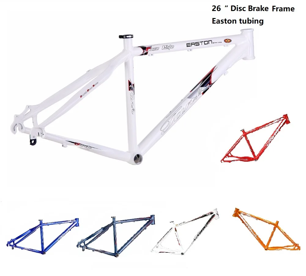 Новый танк гонки Элитная MTB рама (Easton top tube) 26inche 15 5 &quot17" 19 "белый цвет - купить