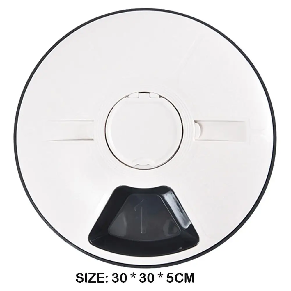 Автоматическая таймерная кормушка для домашних животных 6 блюд ячеек