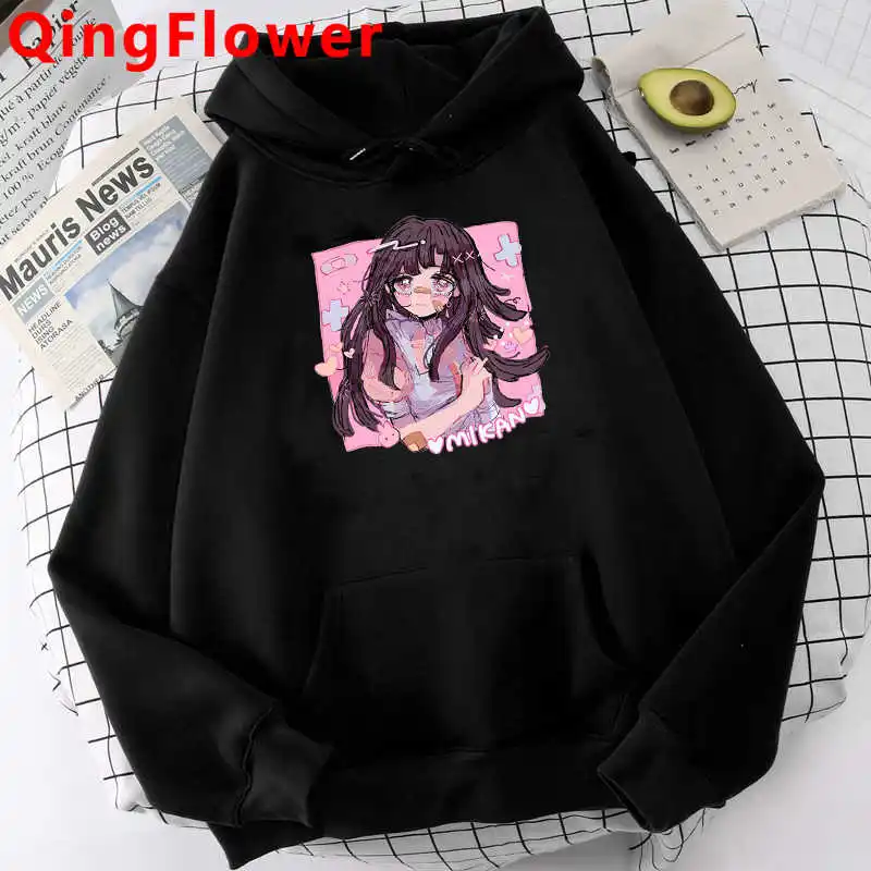 Мужские толстовки Danganronpa Monokuma Mikan Tsumiki мужская одежда в стиле хип-хоп аниме