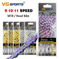 vg sports 9 10 11 speed bike bicycle chain half full hollow mtb road racing bike chain 116 links wear resistant cycling chains