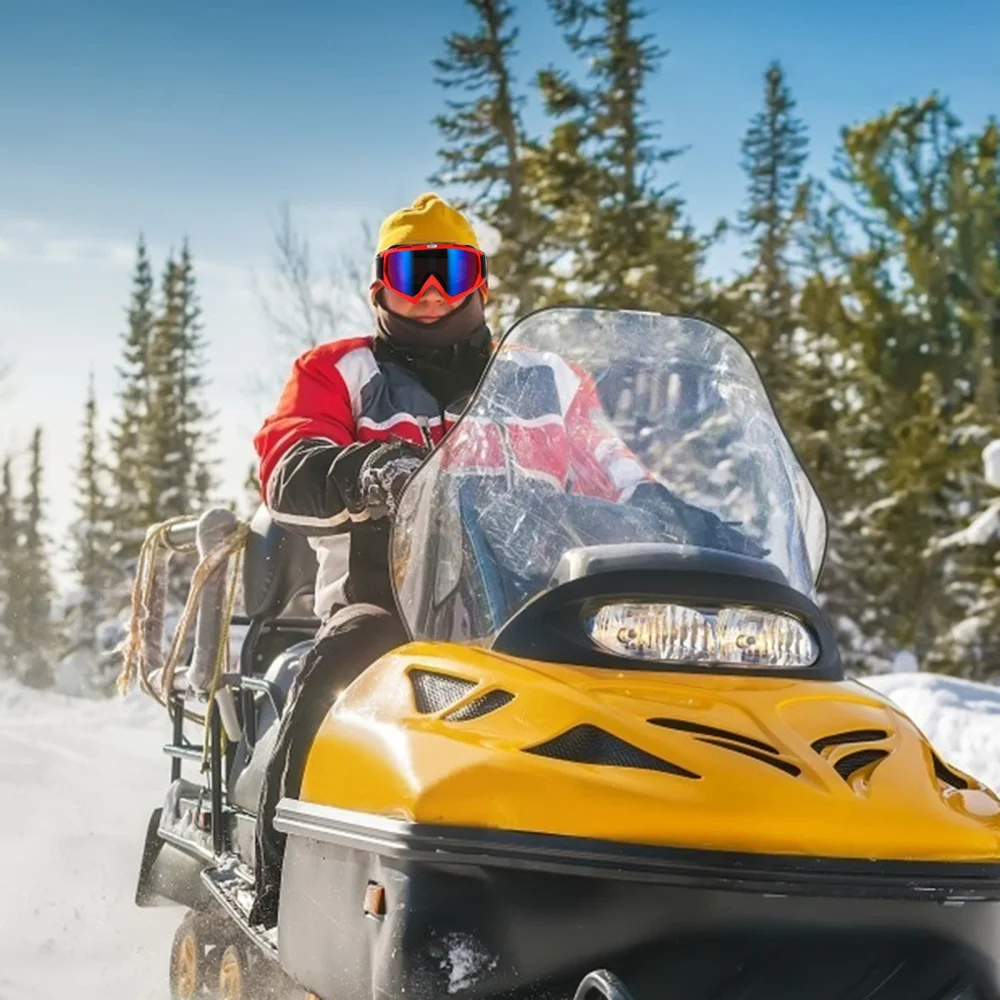 

Snowboard Ski Goggles Wind-proof Anti-Fog Snowmobile Men Winter Skiing Glasses