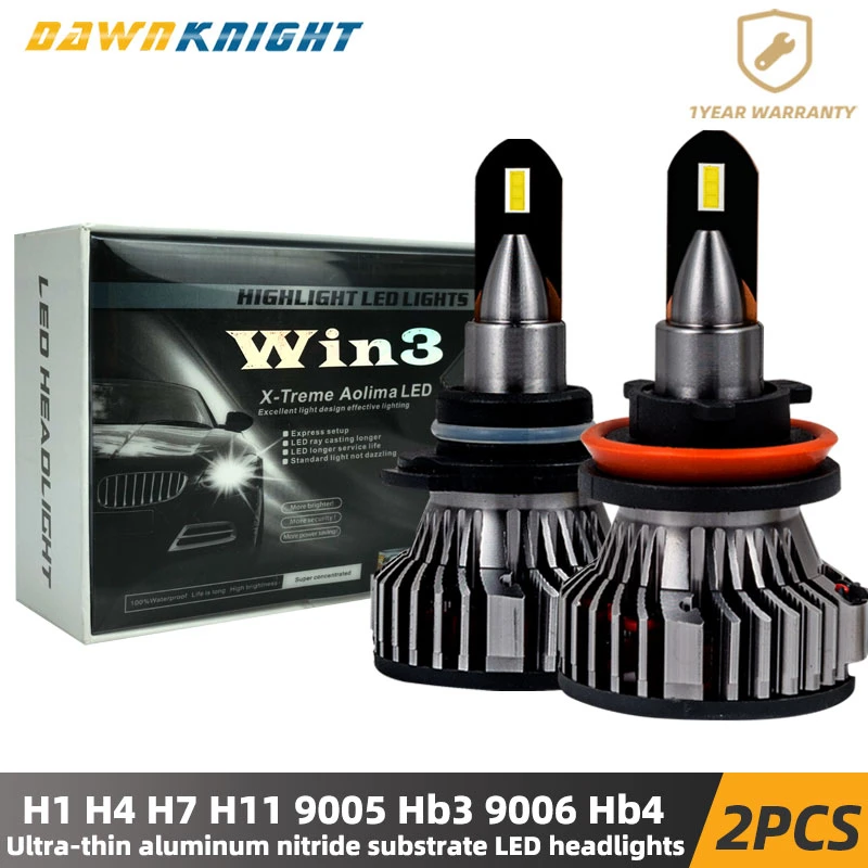 Светодиодные фары WIN3 Bullet H7 3000K 6000K H1 H4 H8 H9 H11 Hb3 9005 Hb4 9006 9012 12 В 24 в лм 2 шт.