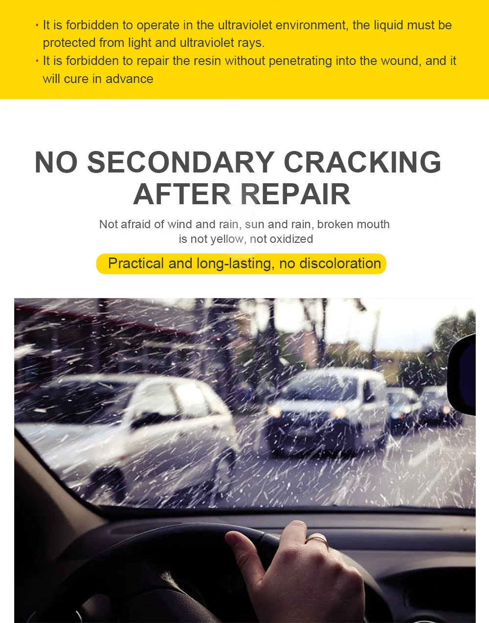 Набор для ремонта ветрового стекла набор инструментов быстрой фиксации