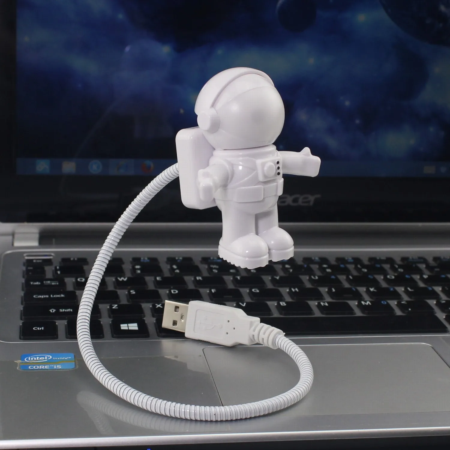 Забавный Астронавт USB гаджет космонавт USB светодиодный светильник регулируемый ночной Светильник гаджеты для компьютера PC лампа