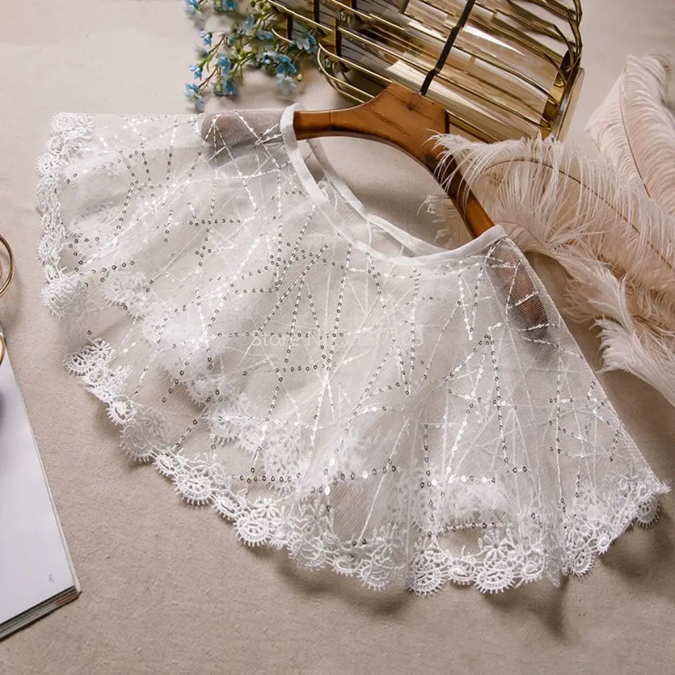 

Белые Блестки Кружева Аппликация солнцезащитное Болеро Свадебный Болеро женский жакет элеганвечерние вечерний накидка платье Летний Топ шали накидки