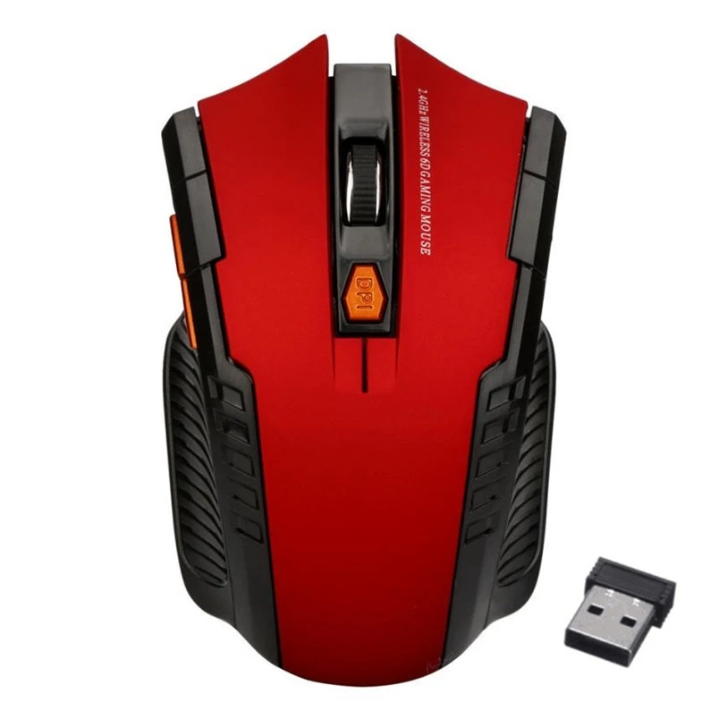 Беспроводной 2 4 ГГц оптический Мышь Профессиональный 6 Кнопка игровая мышь для ПК