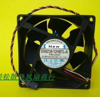 

For Emacro For DATECH DS9238-12HBTL-A DP/N : J0531 DC 12V 2A 92x92x38mm 3-wire Server Cooling Fan
