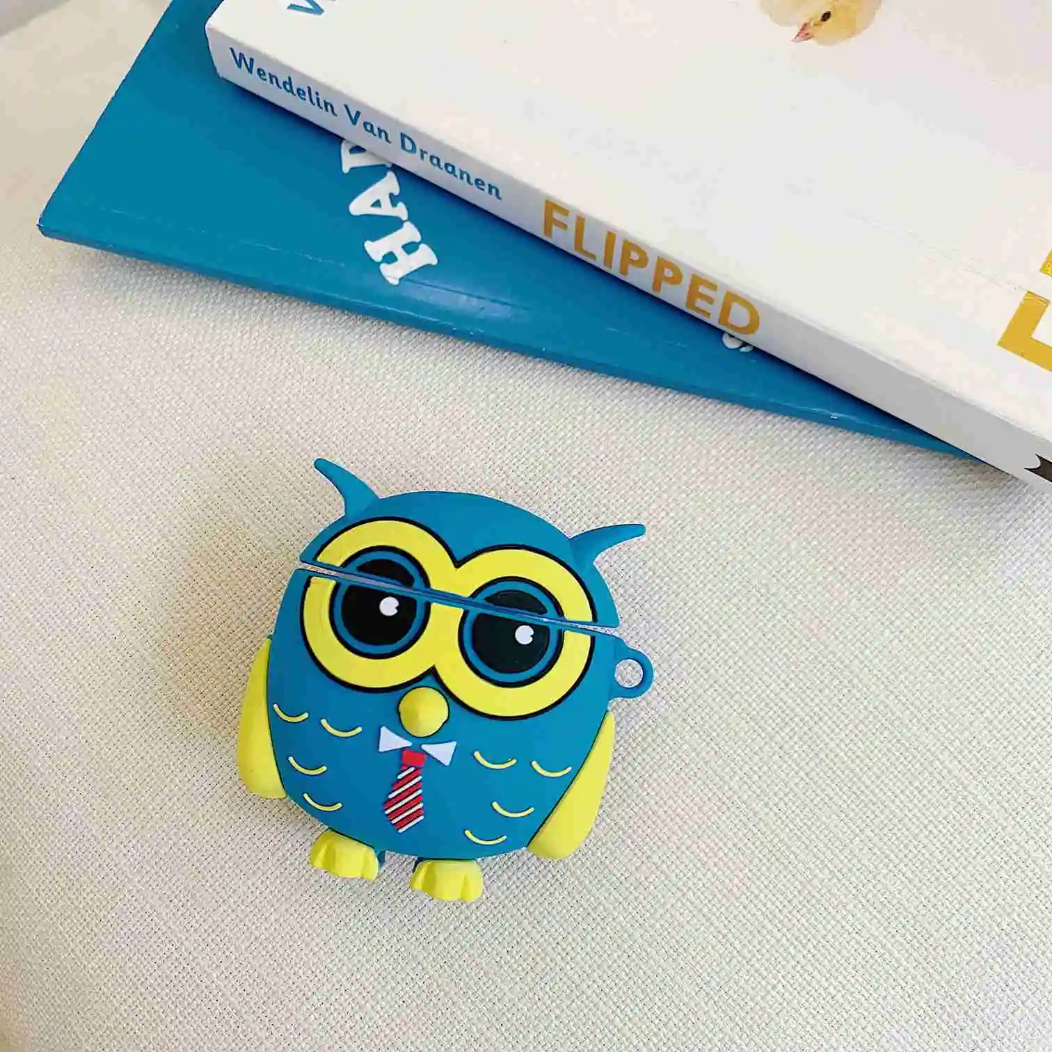 Чехол для AirPods с милым мультяшным динозавром/авокадо, фри/Кактус, силиконовый чехол для Air pods 2, Bluetooth, чехол для наушников - Цвет: E4