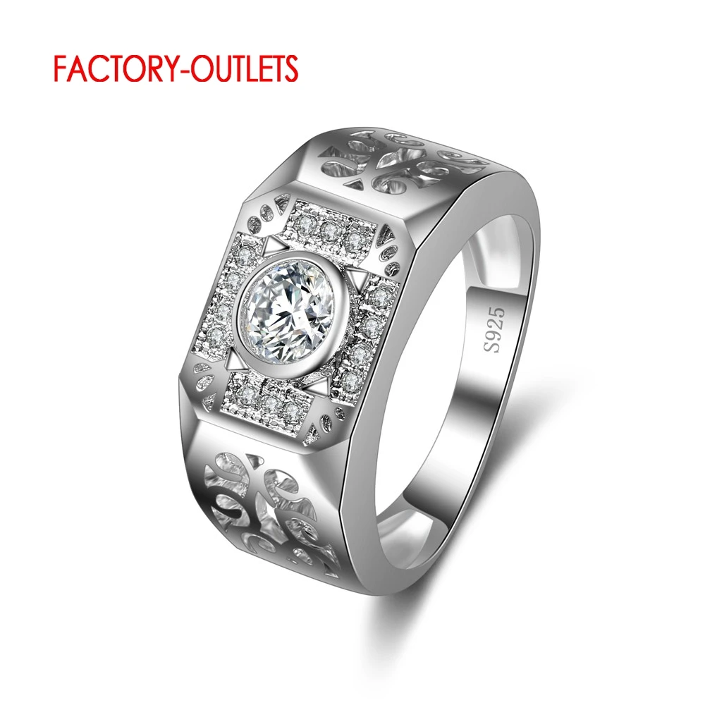 Широкий квадратный браслет для женщин/мужчин Свадебные/вечерние кольца