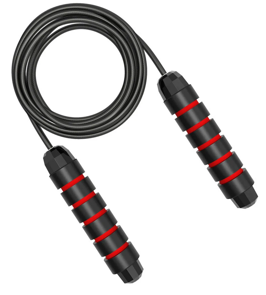 

Fitness Skipping Rope Tangle-free With Ball Bearings Rapids Speed Jump Rope Cable Adjust Portable High Quality Jump Ropes