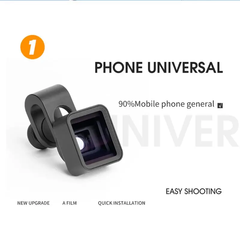 

1.33X Widescreen Mobile Phone Deformation Lens Universal Wide-Angle Distortion Camera Lens for iPhone Samsung Smartphones