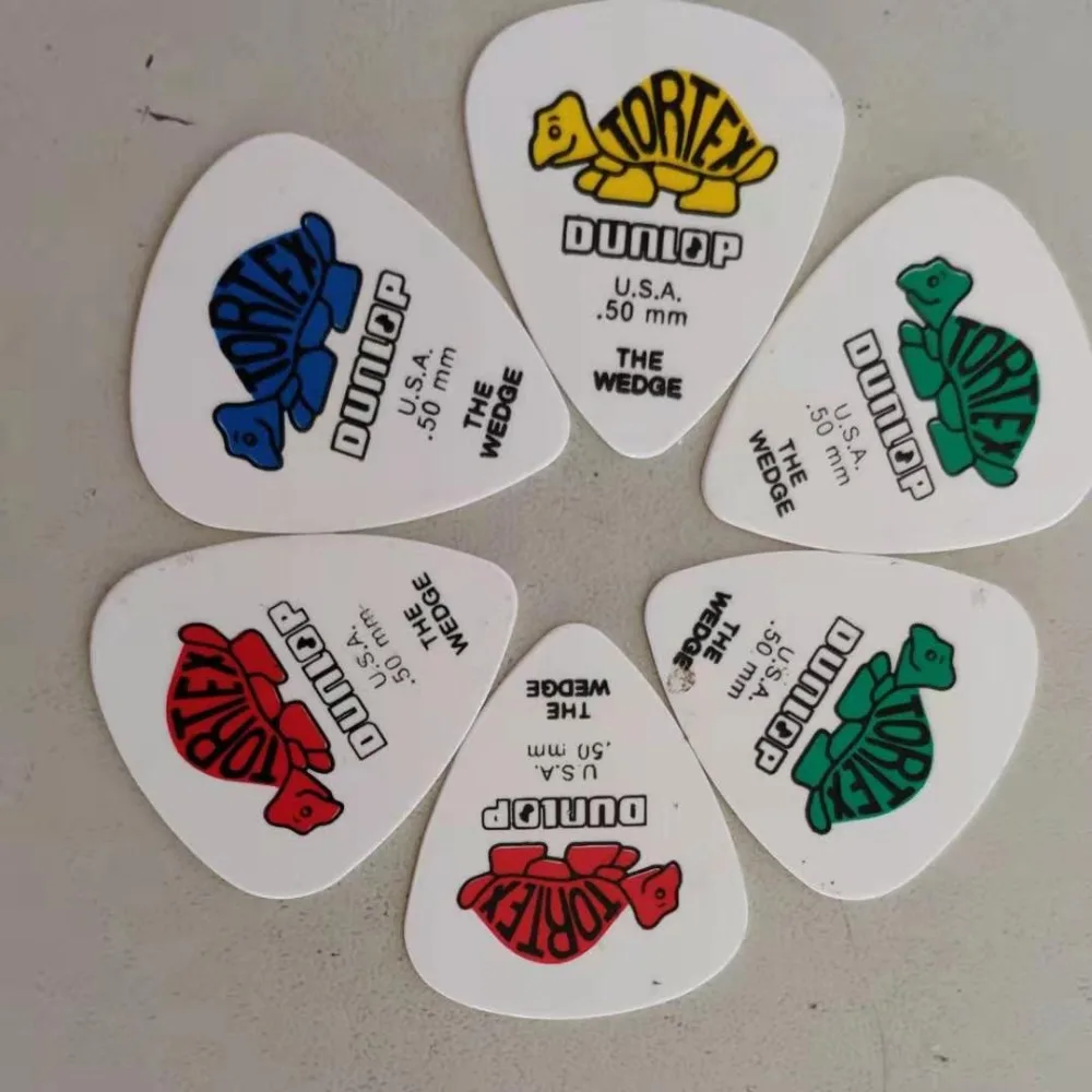 50 шт. противоскользящие белые нейлоновые медиаторы для акустической