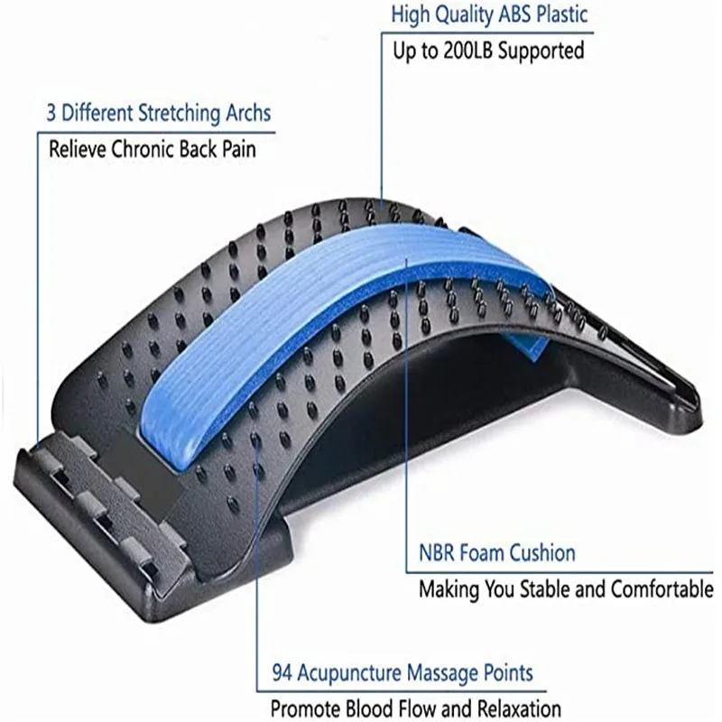 1 шт Поясничный дисковый втягивающий назад оборудование для растяжки массажер