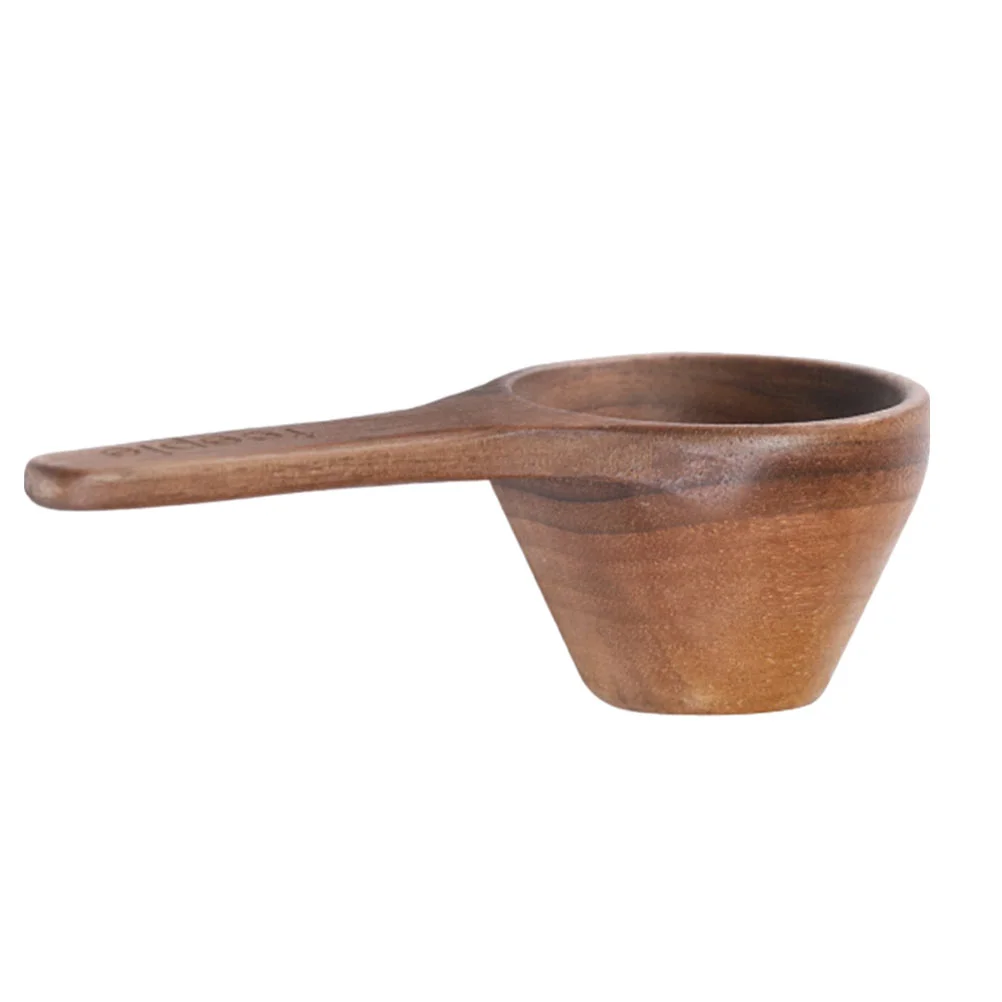 

1Pc Portable Sugar Coffee Spoon Practical Spoon Wooden Coffee Bean Measuring Tool