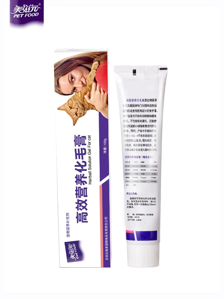 

Питательный крем для кошачьих волос, 100 г/бутылка