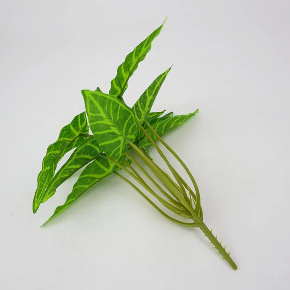 Искусственные листва листьев зеленые комнатные и уличные искусственные