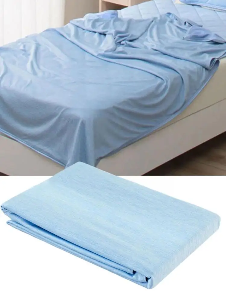 

Summer Cooling Blanket Air Condition Comforter Quilt Lightweight Bed Knitting Breathable Blankets and Sofa U2A9