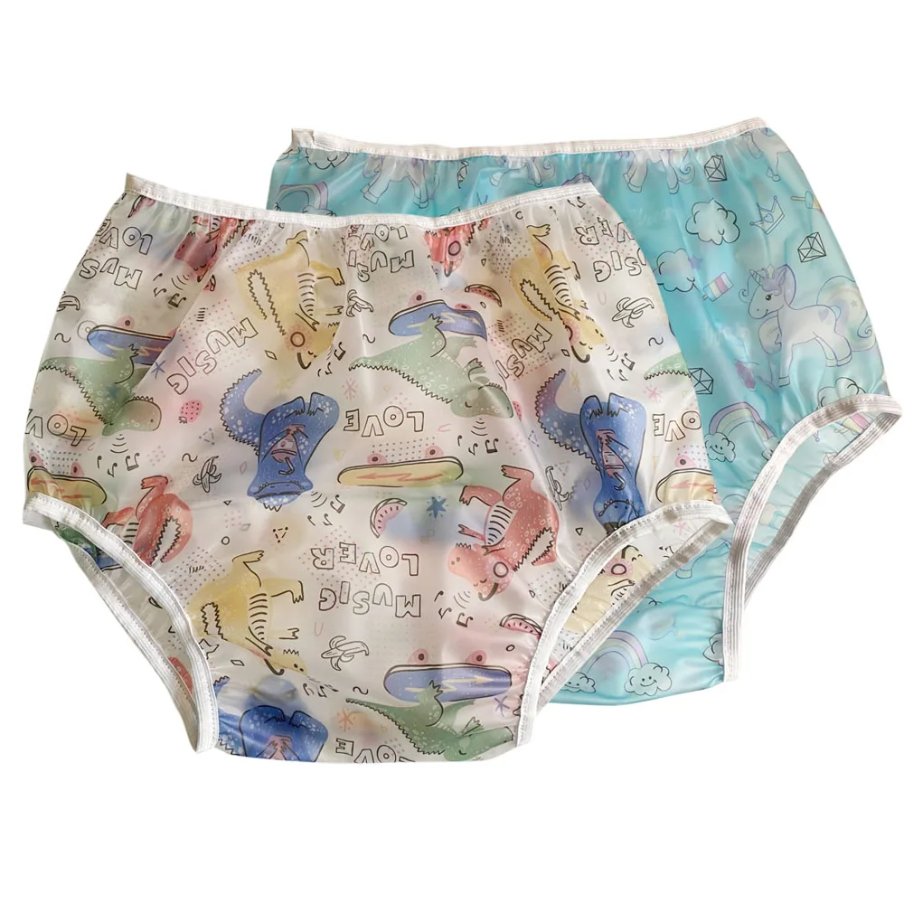 Пижамы для детей и взрослых абдль ПВХ пеленки недержания тянуть ТПУ Пластик