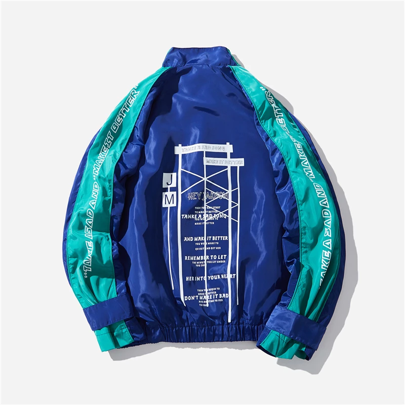 kpop fashions reflective jacket women korean style coat streetwear harajuku clothes 2019 hip hop outerwear Stitching clothing | Женская