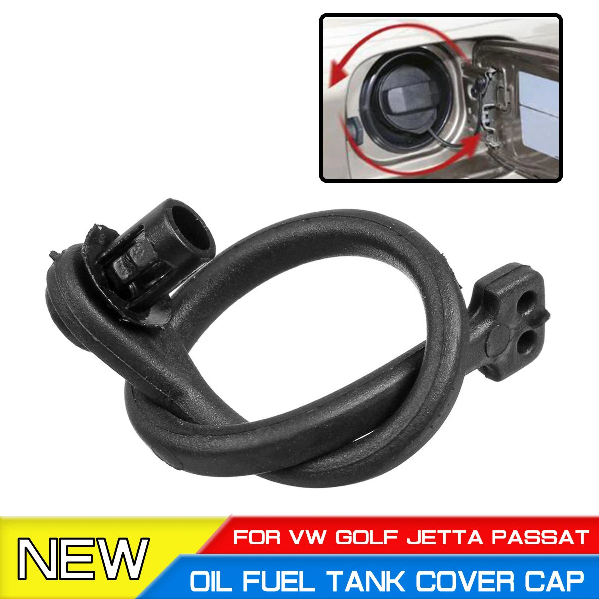 Universal Car Tank Cover Line Oil Fuel Cap Petrol Diesel For Audi A4 A6 A8 VW Golf Jetta Passat Skoda Octavia Leon Inner | Автомобили и