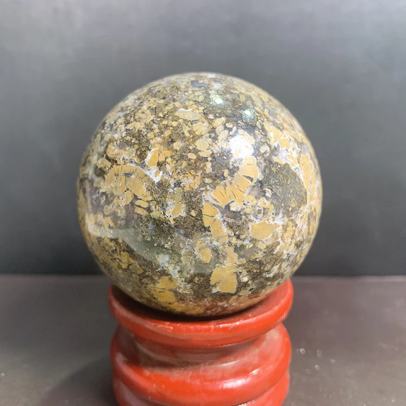 

Aladdin Natural Fish Roe Stone Sphere Crystal Balls Healing Quartz Reiki GemStone Home Decoration Delicate Jewelry Gift