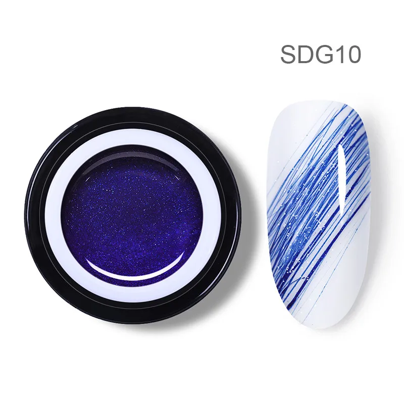 BP-SDG10 BORN PRETTY, 5 мл, гель для рисования ногтей, лак, краска для ногтей, лак для ногтей, толстая упругая краска, УФ-гель, впитывающий паучий гель - Цвет: BP-SDG10