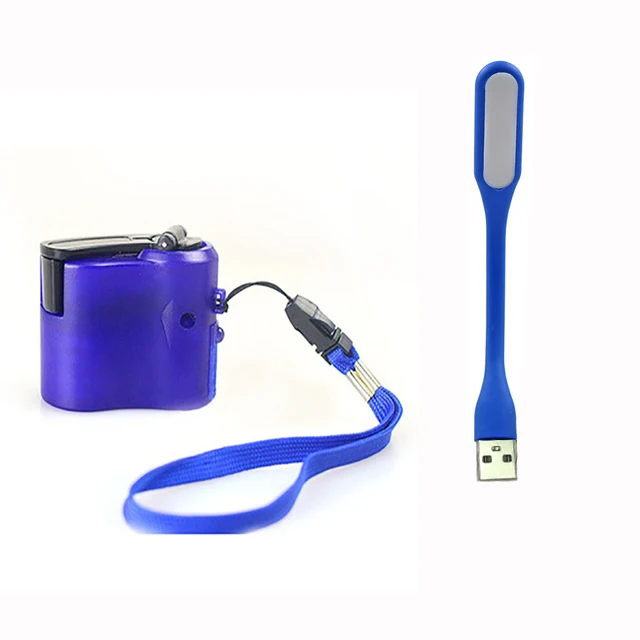 Красный Зарядное устройство USB для телефона, зарядное устройство для аварийной ситуации, портативное зарядное устройство динамо для кемпинга, пеших прогулок, мобильных телефонов, SOS, EDC, инструменты - Цвет: Красный